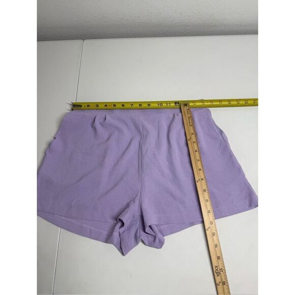 Iris Women’s Lavender Shorts Elastic Back Pockets Size L See Description - Picture 4 of 9